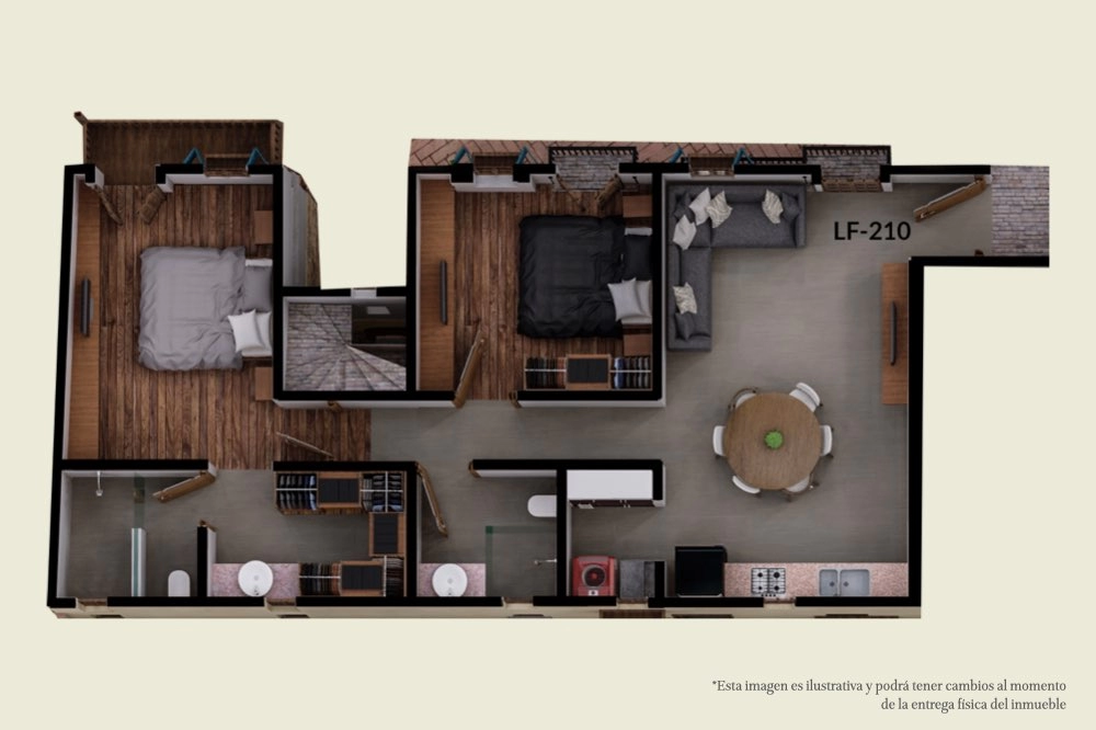 Render planta